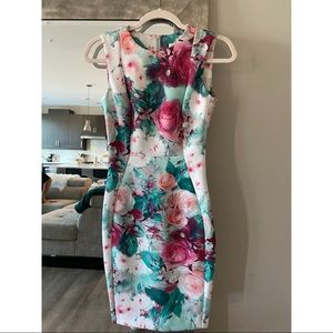 Floral business casual dress
